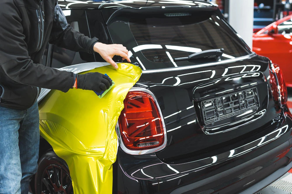Professional vinyl wrap installation