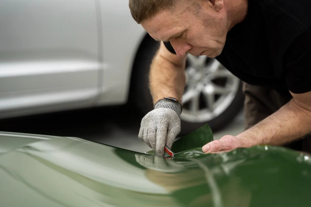 Custom vinyl vehicle wrap with premium finish