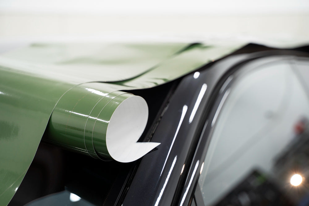 Custom wrapped vehicle with premium finish