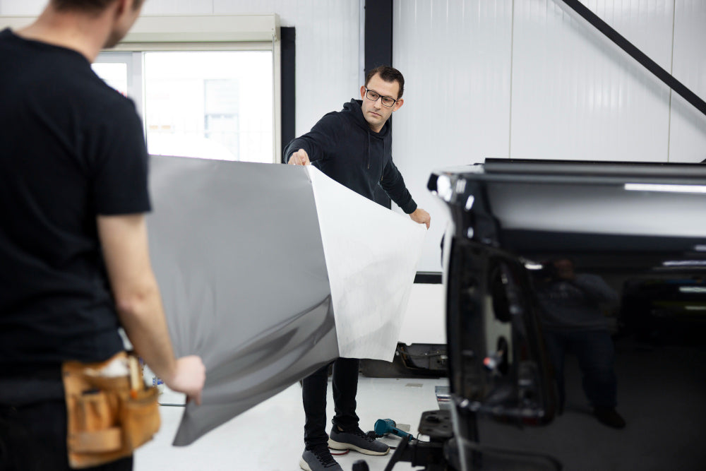 Matte vehicle wrap installation Melbourne