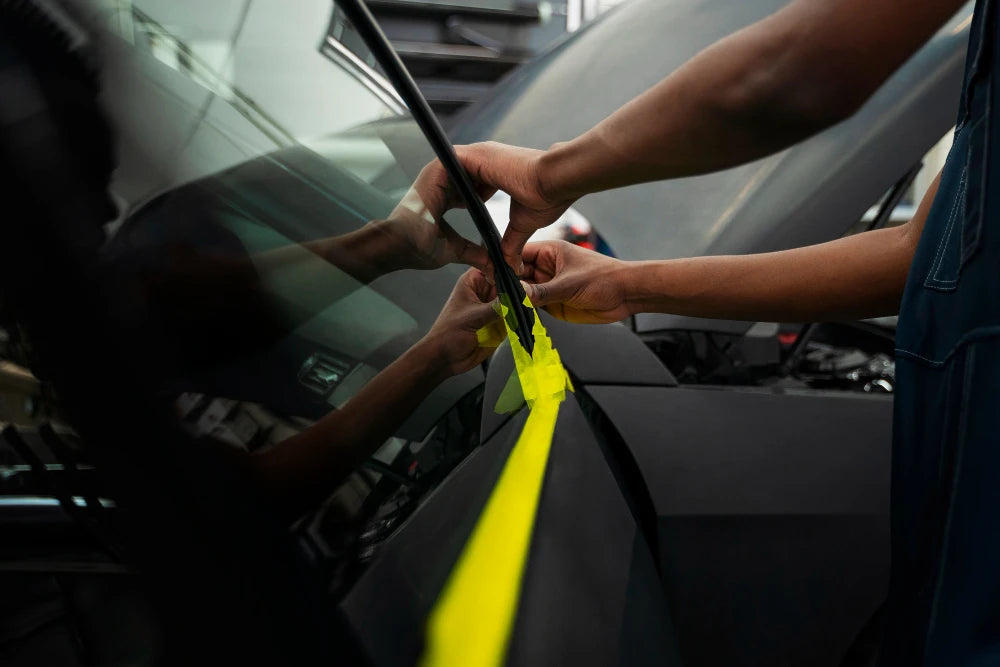 Professional vehicle wrap installation