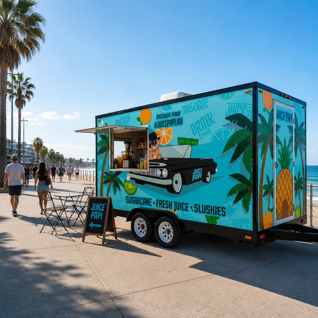 Juice Papi Car wrap 
