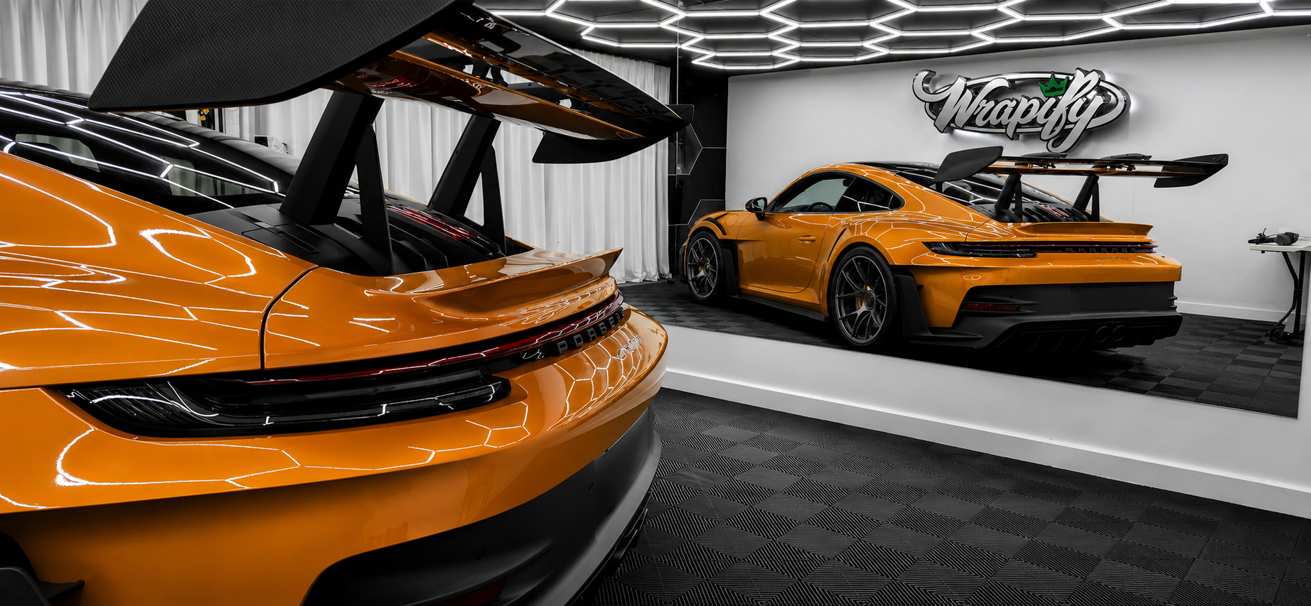 porsche GT Car wrapiing