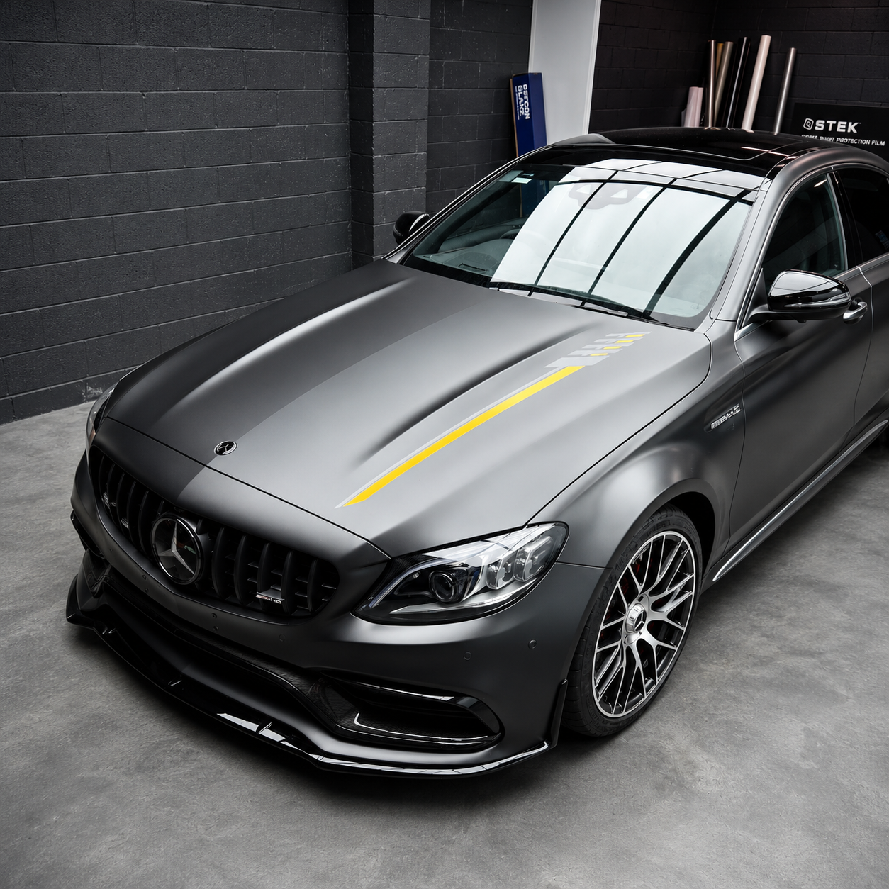 Showcase Mercedes Car Wrap